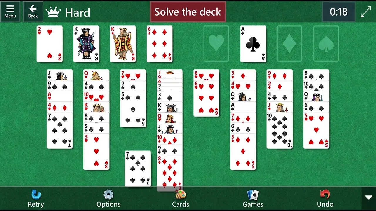 Solitaire cube